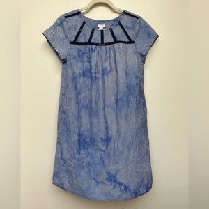 J.Crew Blue & White Striped Tunic Dress | Size 6 NWT